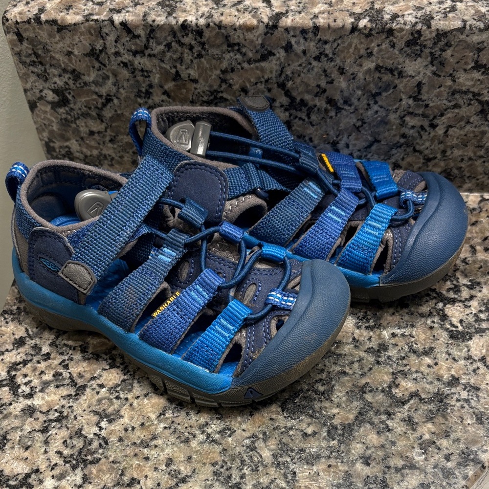 Keen Kids Navy and Sky Blue Sandals
